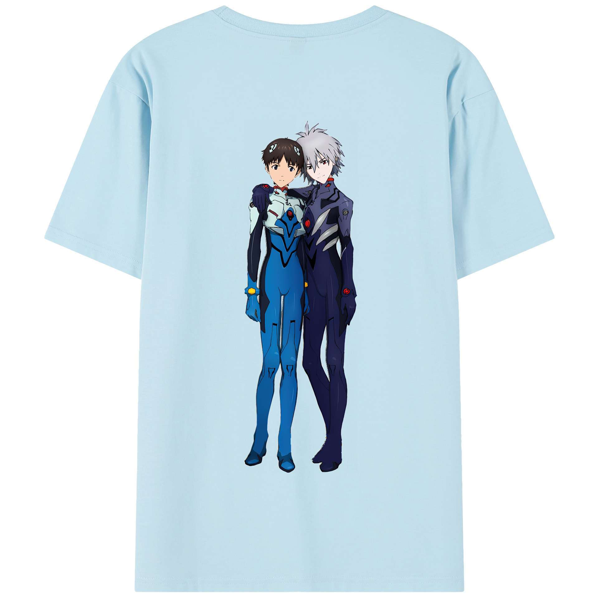 （画像用） EVA 新世紀エヴァンゲリオン 綿100％半袖Tシャツ（背面プリント）